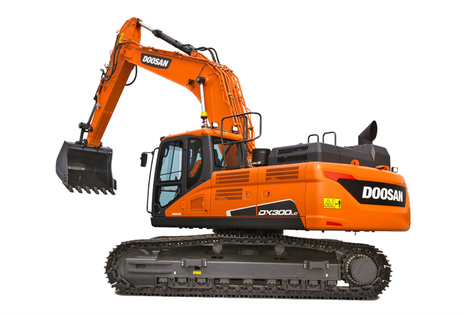 Doosan DX300LC Excavator Hydraulic & Electrical Schematic