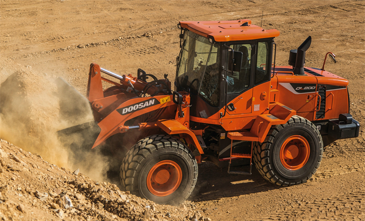 Doosan DL200 Wheel Loader Hydraulic & Electrical Schematic