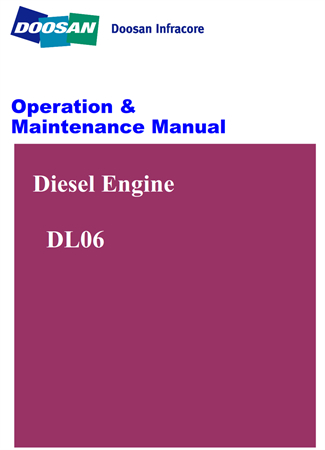 Doosan DL06 Diesel Engine Operation & Maintenance Manual