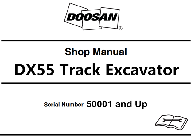 Doosan DX55 Track Excavator Service Repair Manual