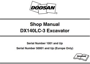 Doosan DX140LC-3 Excavator Service Repair Manual