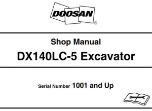 Doosan DX140LC-5 Excavator Service Repair Manual