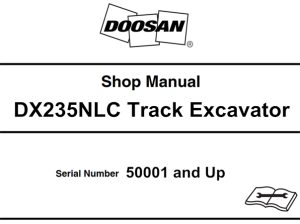 Doosan DX235NLC Track Excavator Service Repair Manual