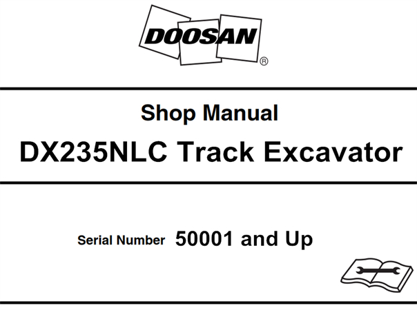 Doosan DX235NLC Track Excavator Service Repair Manual