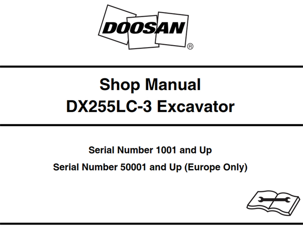 Doosan DX255LC-3 Excavator Service Repair Manual