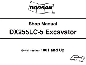 Doosan DX255LC-5 Excavator Service Repair Manual