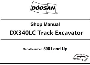 Doosan DX340LC Track Excavator Service Repair Manual