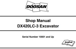 Doosan DX420LC-3 Excavator Service Repair Manual