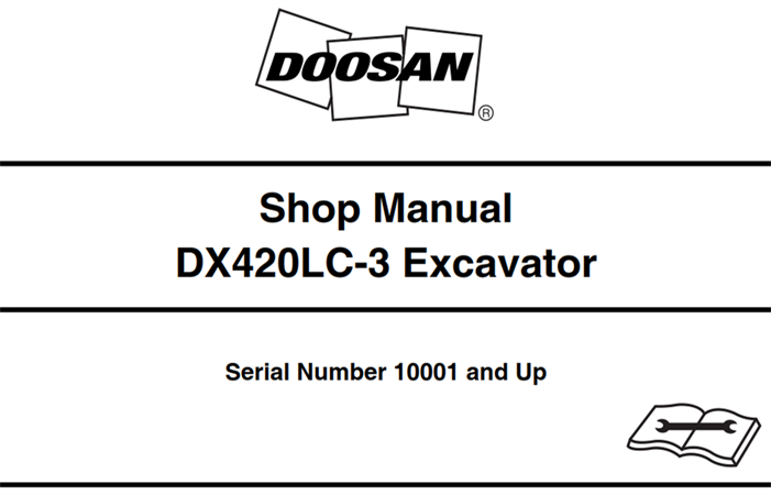 Doosan DX420LC-3 Excavator Service Repair Manual