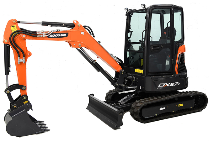 Doosan DX27Z Mini Excavator Parts Manual