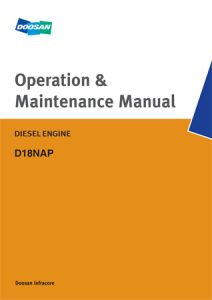 Doosan D18NAP Diesel Engine Operation & Maintenance Manual