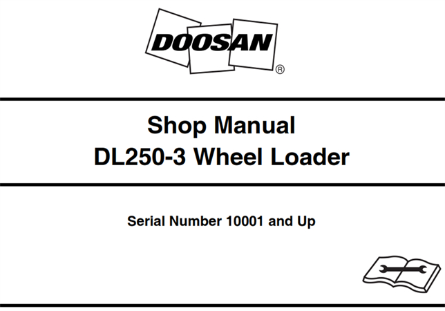 Doosan DL250-3 Wheel Loader Service Repair Manual