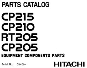 Hitachi CP215, CP210, RT205, CP205 Tire Roller