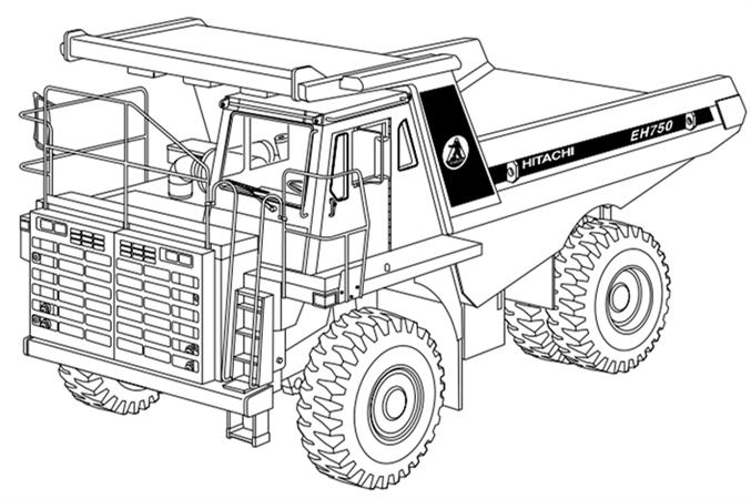 Hitachi EH750-3 Rigid Dump Truck Service Repair Manual