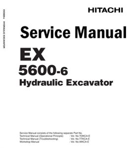 Hitachi EX5600-6 Hydraulic Excavator Service Repair Manual