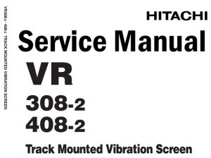 Hitachi VR308-2 / VR408-2 Track Mounted Vibration Screen