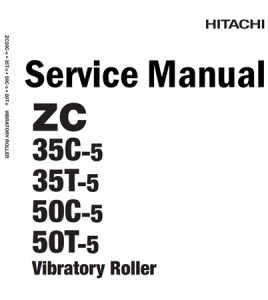 Hitachi ZC35C-5, ZC35T-5, ZC50C-5, ZC50T-5 Vibratory Roller