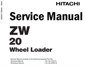 Hitachi ZW20 Wheel Loader Service Repair Manual