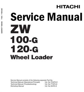 Hitachi ZW100-G, ZW120-G Wheel Loader Service Repair Manual