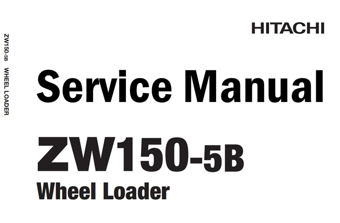 Hitachi ZW150-5B Wheel Loader Service Repair Manual