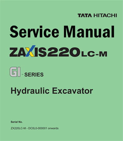 Tata Hitachi ZAXIS 220LC-M GI-Series Hydraulic Excavator