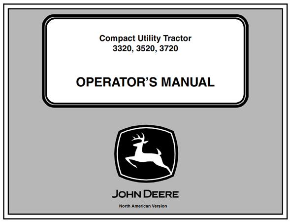 John Deere 3320, 3520, 3720 Compact Utility Tractors