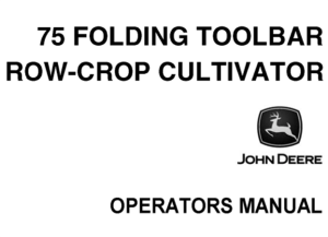 John Deere 75 Folding Toolbar Row-Crop Cultivator