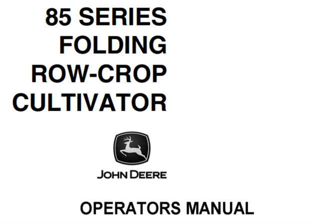 John Deere 85 Series Folding Row-Crop Cultivator