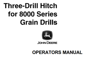 John Deere Three-Drill Hitch for 8000 Series Grain Drill