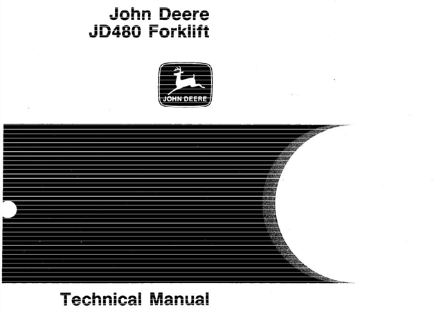 John Deere JD480 Forklift Technical Manual