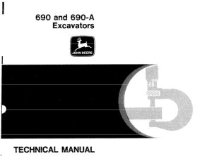 John Deere 690 & 690-A Excavators Technical Manual