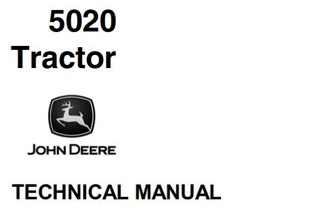 John Deere 5020 Tractor Technical Manual