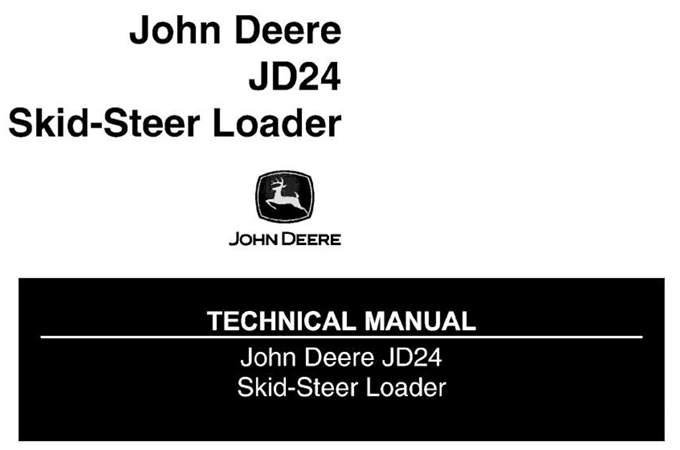 John Deere JD24 Skid-Steer Loader Technical Manual