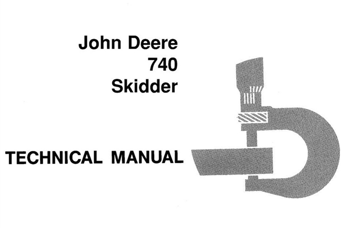 John Deere 740 Skidder Technical Manual