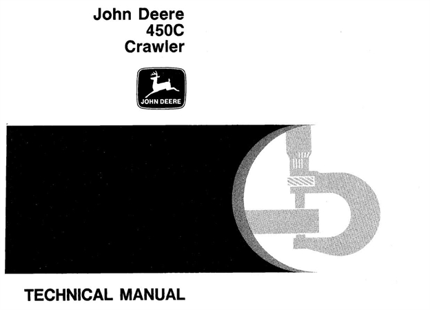 John Deere 450C Crawler Technical Manual