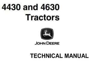 John Deere 4430 & 4630 Tractors Technical Manual