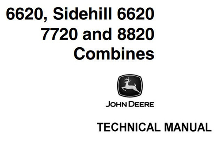 John Deere 6620, Sidehill 6620 & 7720 & 8820 Combines