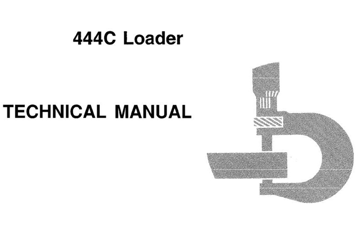 John Deere 444C Loader Technical Manual