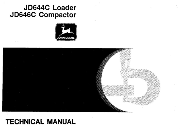 John Deere JD644C Loader, JD646C Compactor Technical Manual