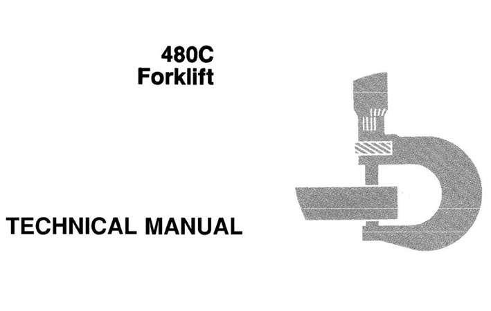 John Deere 480C Forklift Technical Manual