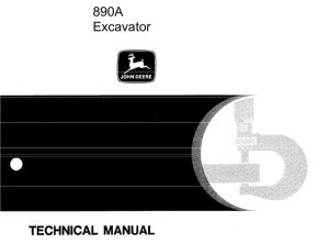 John Deere 890A Excavator Technical Manual