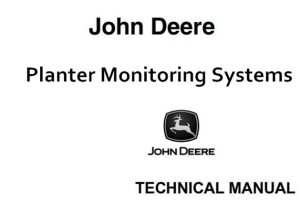 John Deere Planter Monitoring Systems Technical Manual