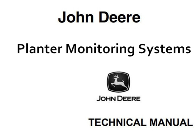 John Deere Planter Monitoring Systems Technical Manual