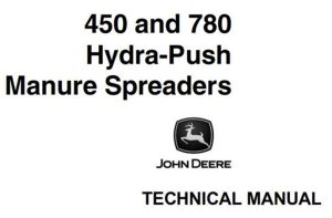 John Deere 450 & 780 Hydra-Push Manure Spreaders