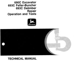 John Deere 690C Excavator, 693C Feller-Buncher, 693C Delimber