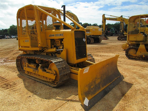 John Deere 450E Crawler Bulldozer, 455E Crawler Loader Operation & Tests