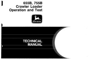 John Deere 655B & 755B Crawler Loader Operation and Tests