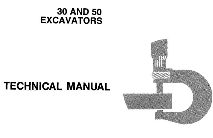 John Deere 30 & 50 Excavators Technical Manual