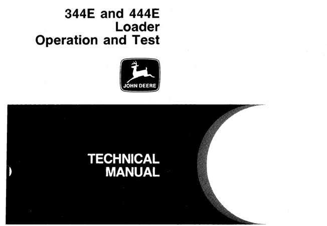 John Deere 344E & 444E Loader Operation and Test