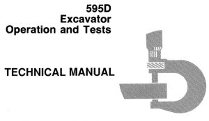 John Deere 595D Excavator Operation and Test Technical Manual